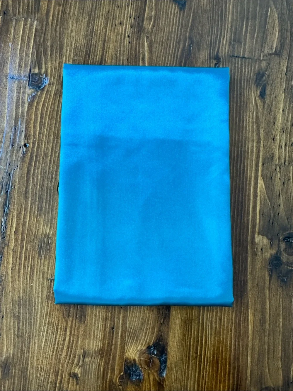 Teal Satin Pillowcase - Luxury Bedding
